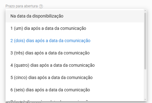 Abertura de prazos 03