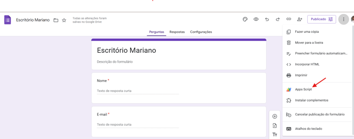 Google forms