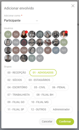 Imagem 06- Responsável em lote